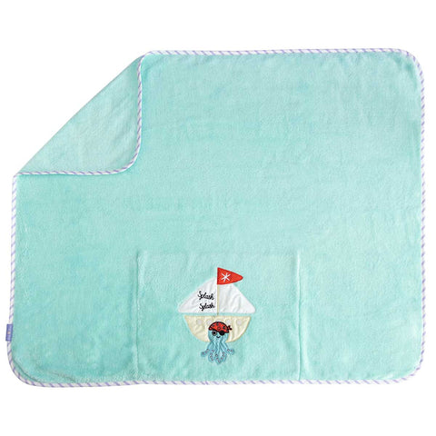 Milk&amp;Moo Sailor Octopus baby blanket, breathable from 0 months