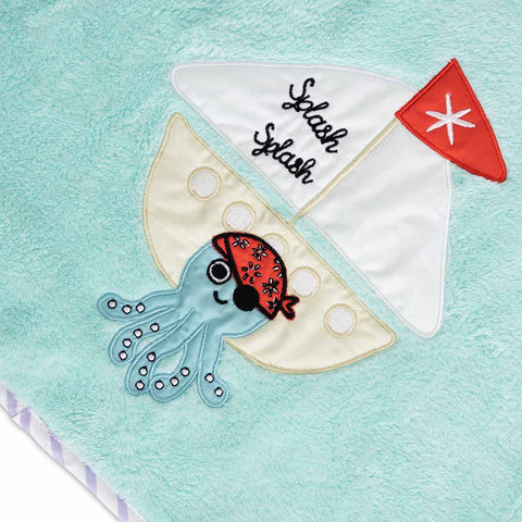 Milk&amp;Moo Sailor Octopus baby blanket, breathable from 0 months