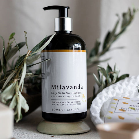 Milavanda goat milk soap gift set