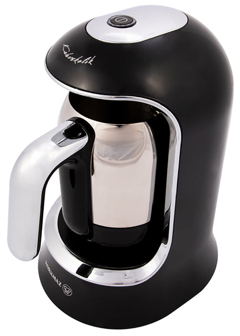 Korkmaz A860-07 Kahvekolik Türkisches Kaffeemaschine Schwarz/Chrom