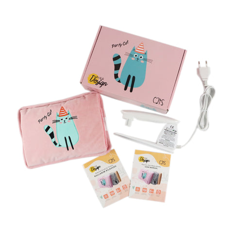 Biggdesign Cats Party Cat Electric Hot Water Bottle