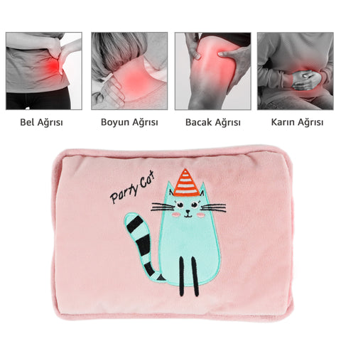 Biggdesign Cats Party Cat Electric Hot Water Bottle
